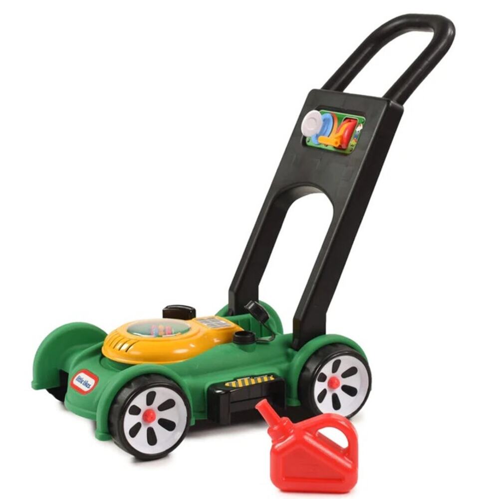NEW Little Tikes Gas 'n Go Mower Green Pretend Play Indoor Outdoor Toy Sounds